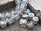 Silver Washed Crystal Apollo AB Fire Polished Cathedral Beads